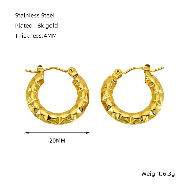 Urban Mart Earings Collection 01 - Gold-J109