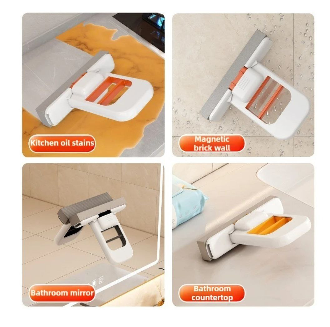 Mini Foldable Handheld Sponge Mop –  ( ১ পিস সেট) - Image 4