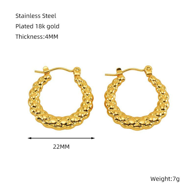 Urban Mart Earings Collection 01 - Gold-J106