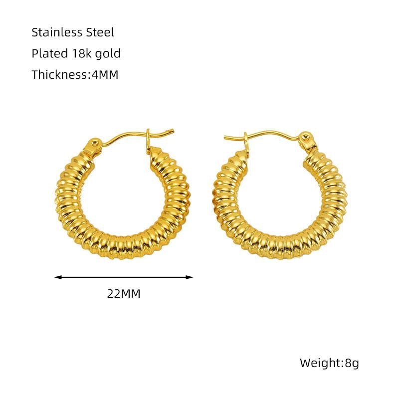 Urban Mart Earings Collection 01 - Gold-J101